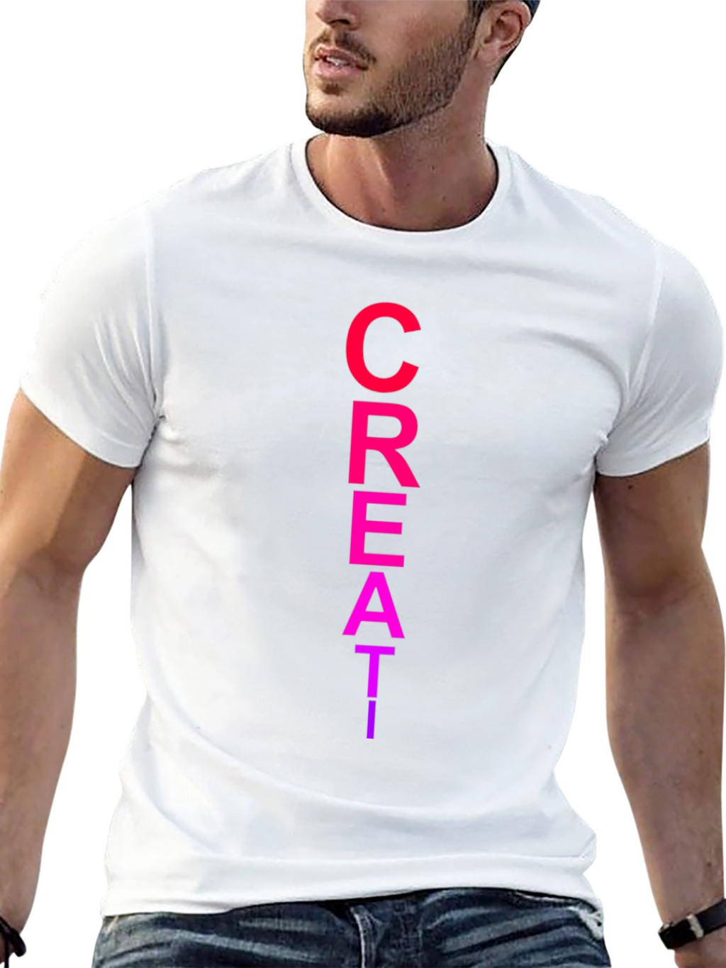 Creative Black T-Shirt