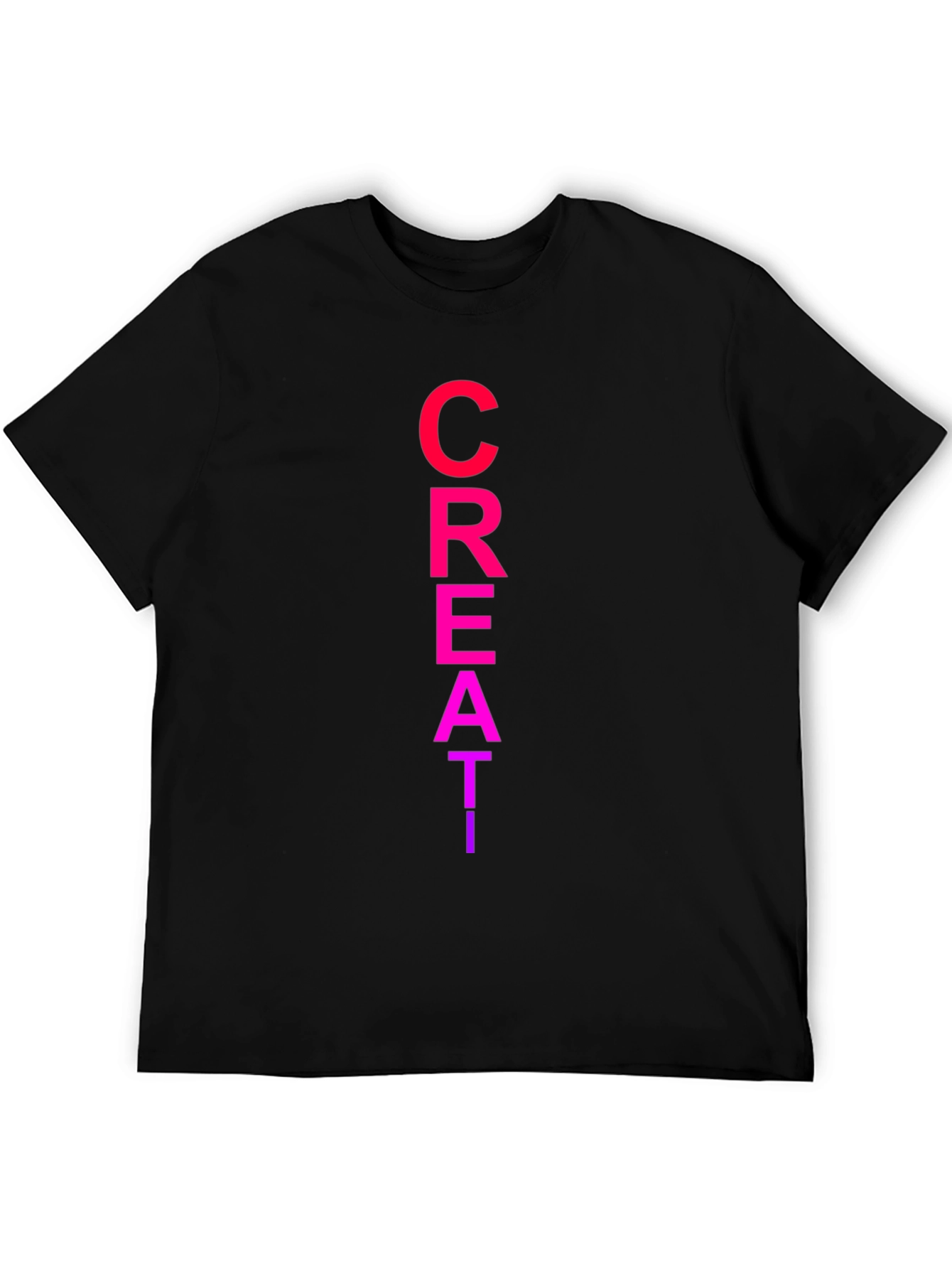 Creative Black T-Shirt