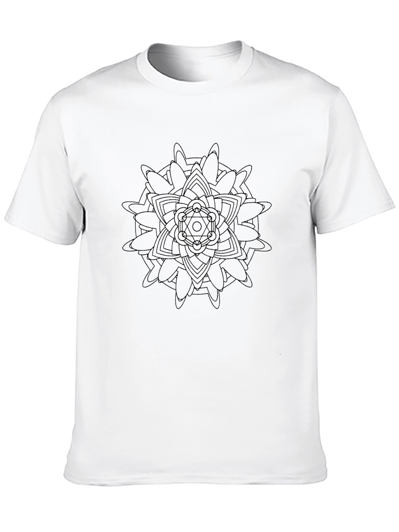 Geometric Mandala Print T-Shirt
