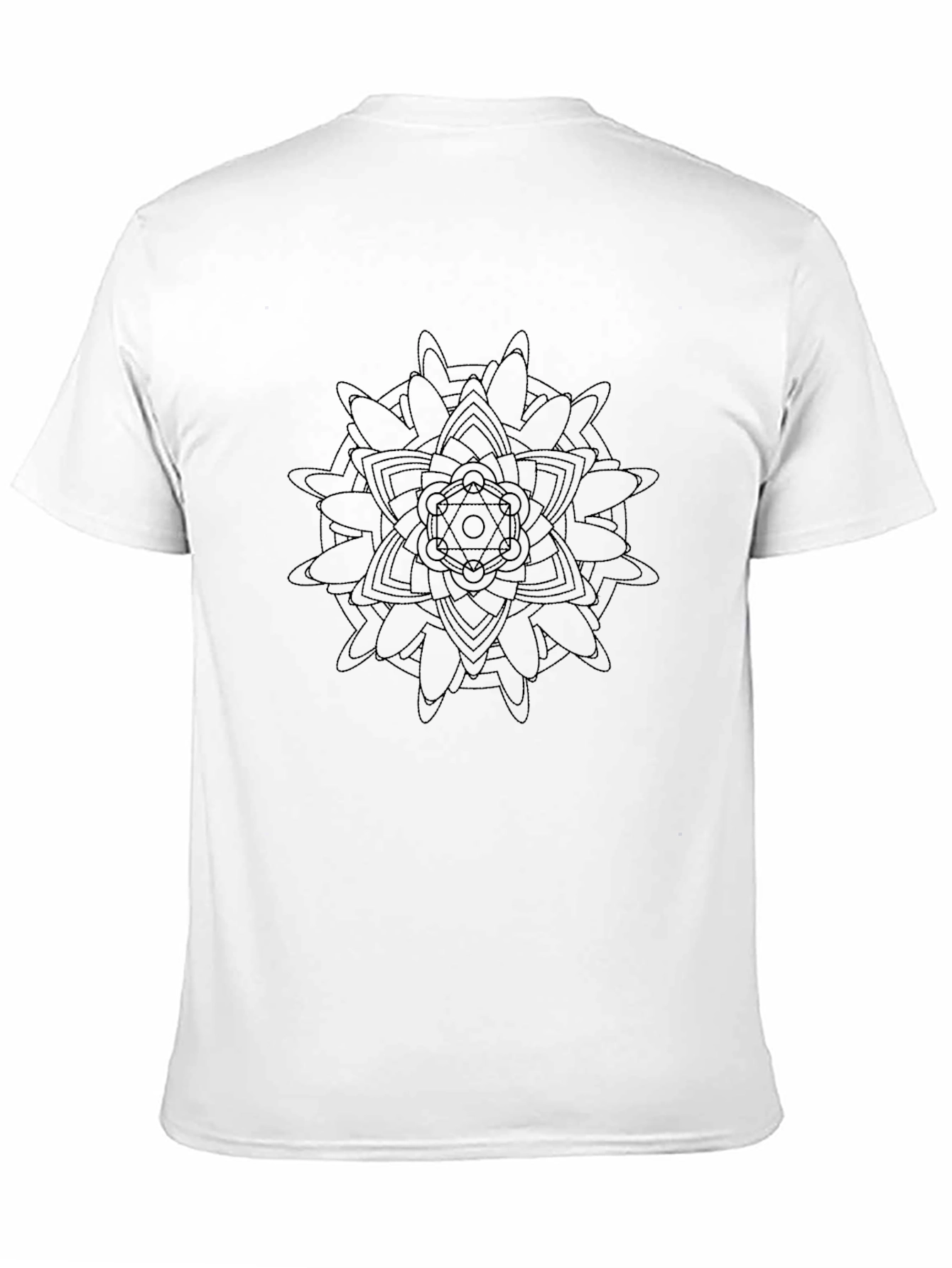 Geometric Mandala Print T-Shirt