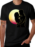 Romantic Silhouette T-Shirt - Embrace the Moment