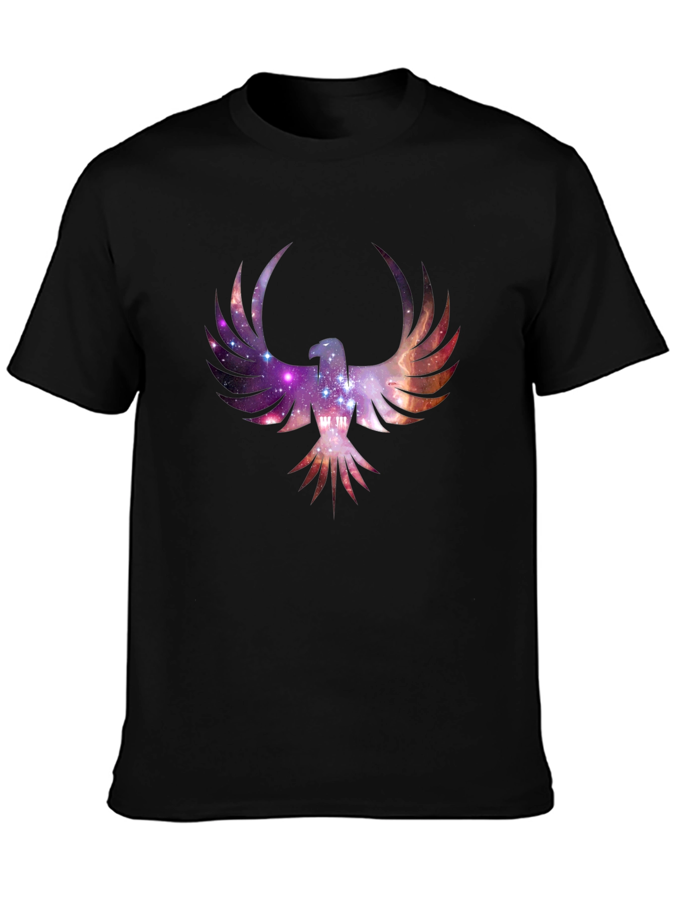 Galaxy Phoenix Black T-Shirt