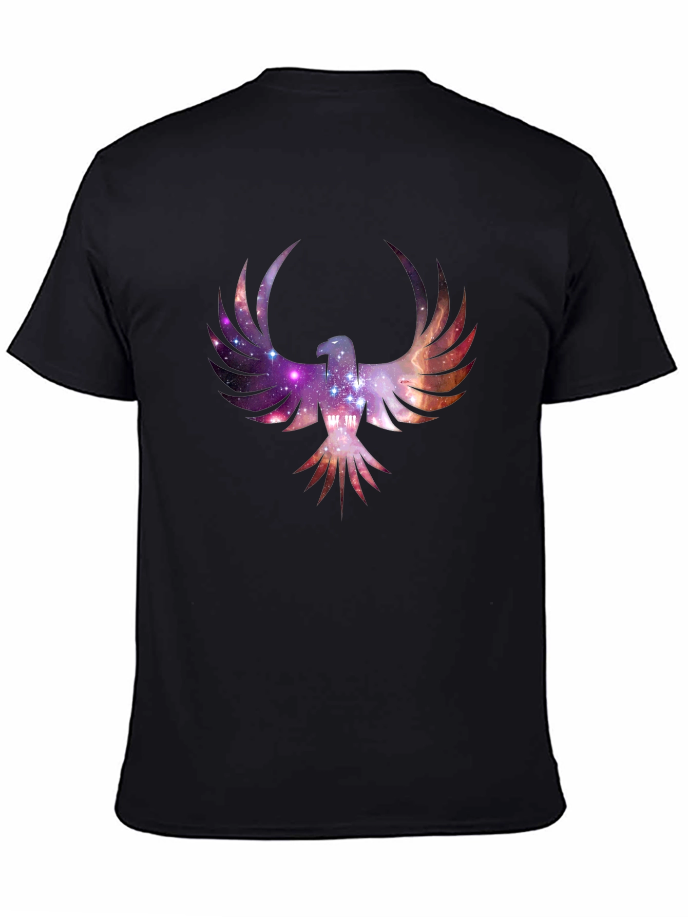 Galaxy Phoenix Black T-Shirt