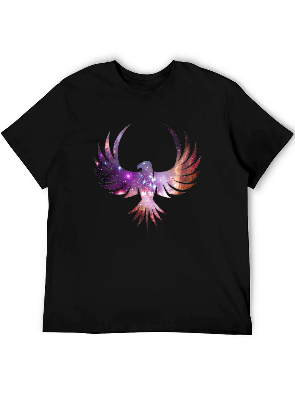 Galaxy Phoenix Black T-Shirt