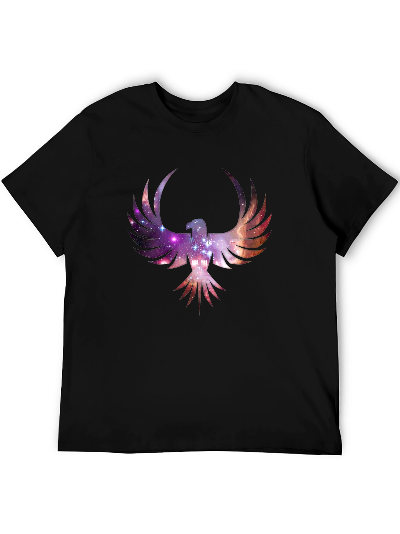 Galaxy Phoenix Black T-Shirt