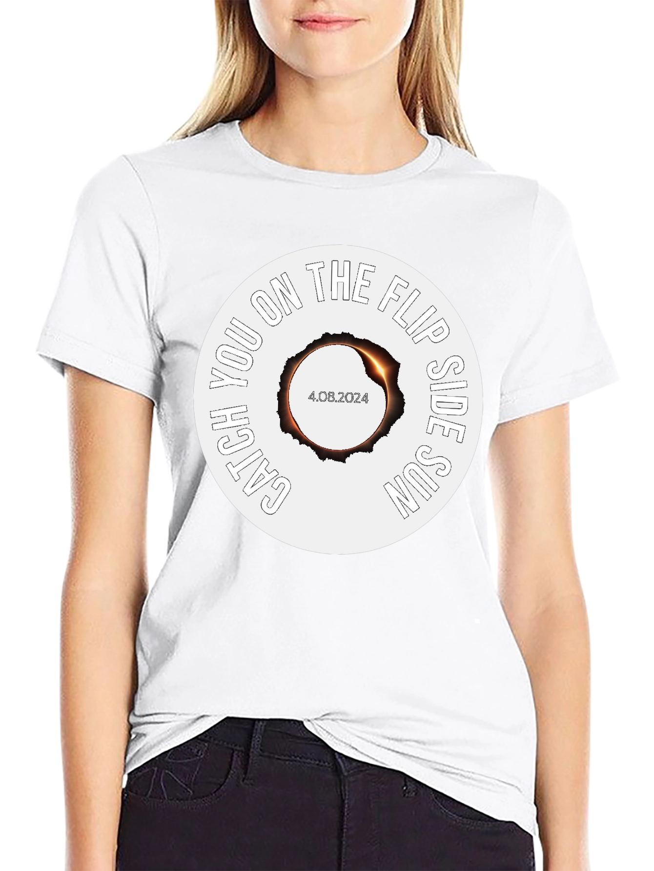 Catch You on the Flip Side Sun Eclipse T-Shirt