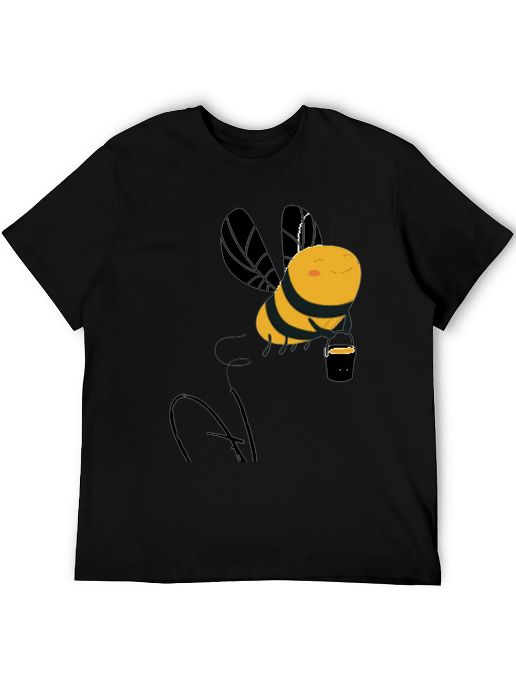 Cute Honey Bee Graphic T-Shirt