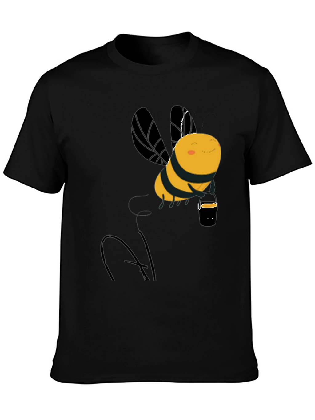 Cute Honey Bee Graphic T-Shirt