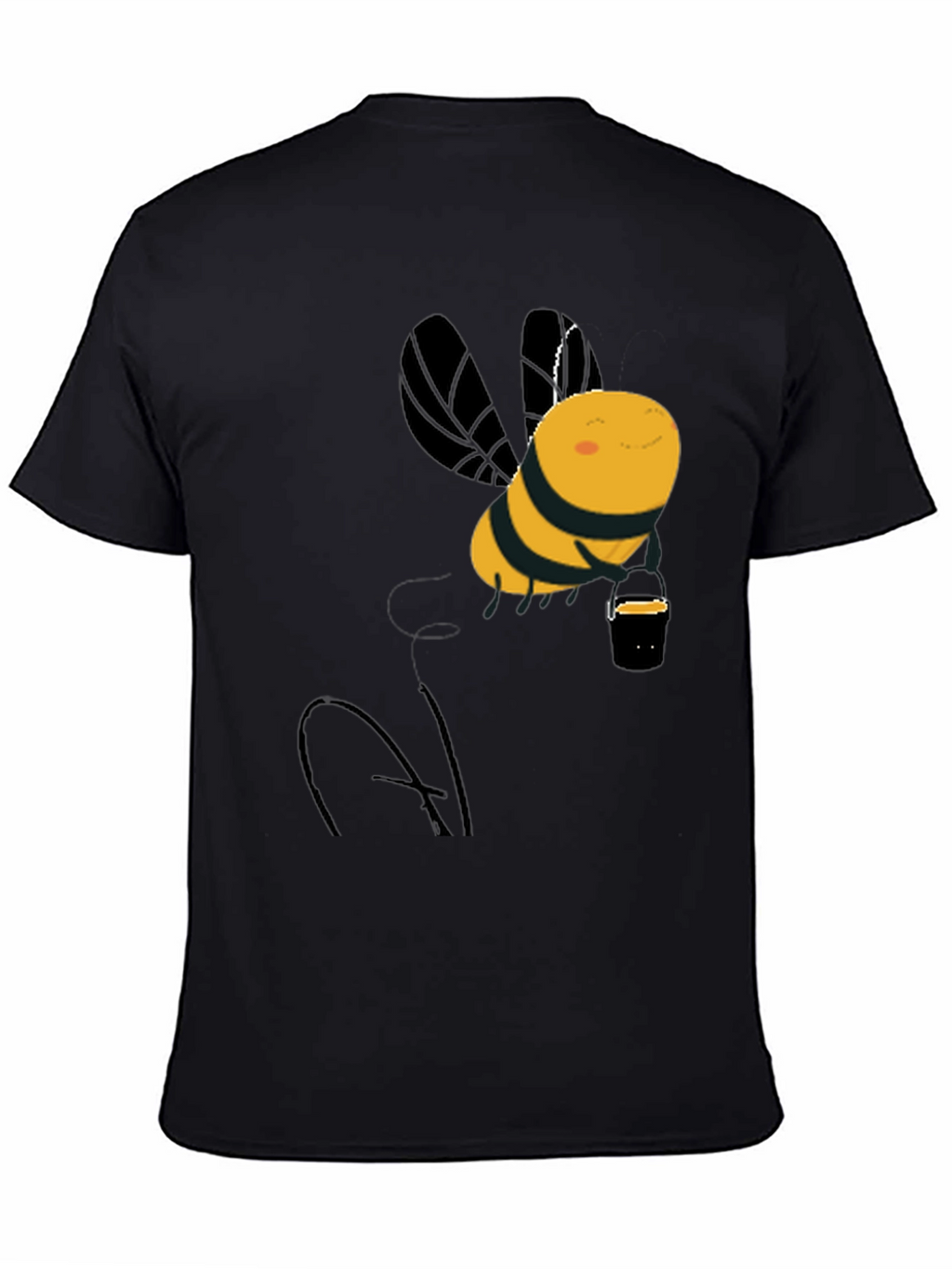 Cute Honey Bee Graphic T-Shirt