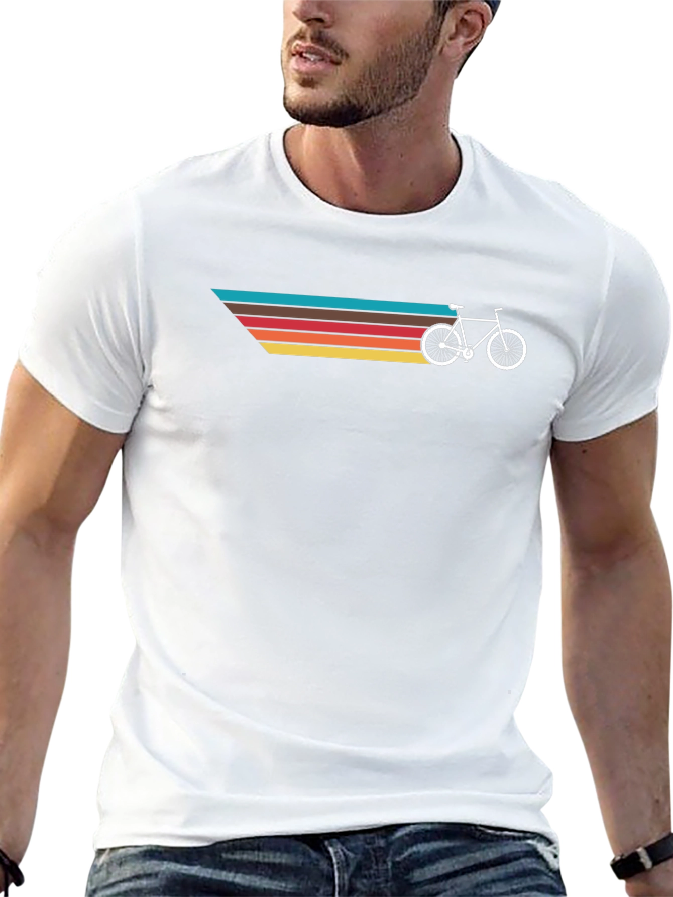 Retro Bike Graphic T-Shirt - Stylish and Comfortable