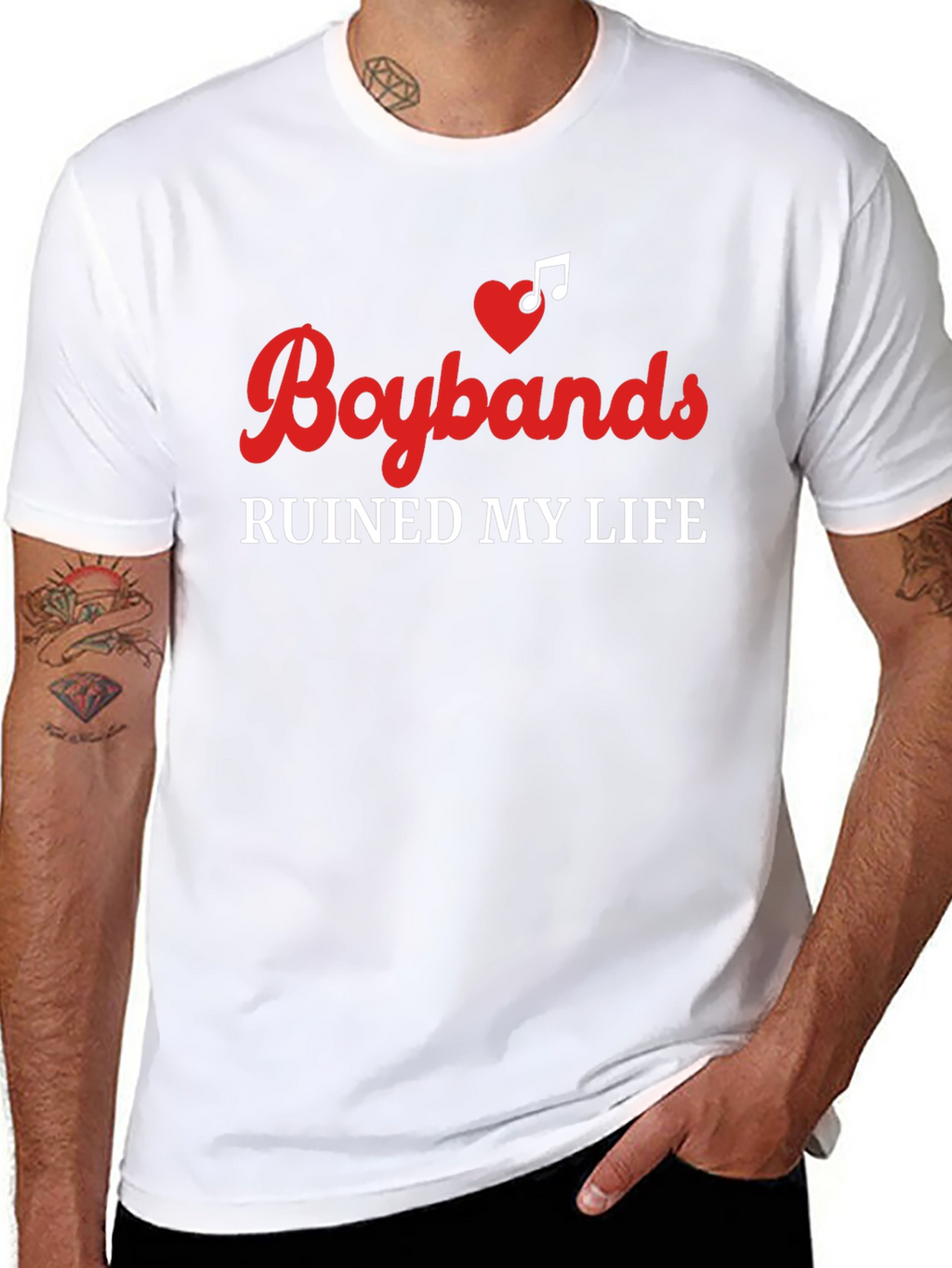 Boybands Ruined My Life Graphic Tee