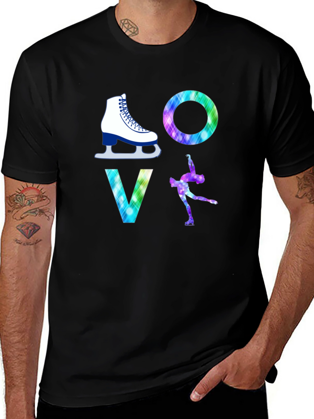 Figure Skating LOVE Graphic Tee
