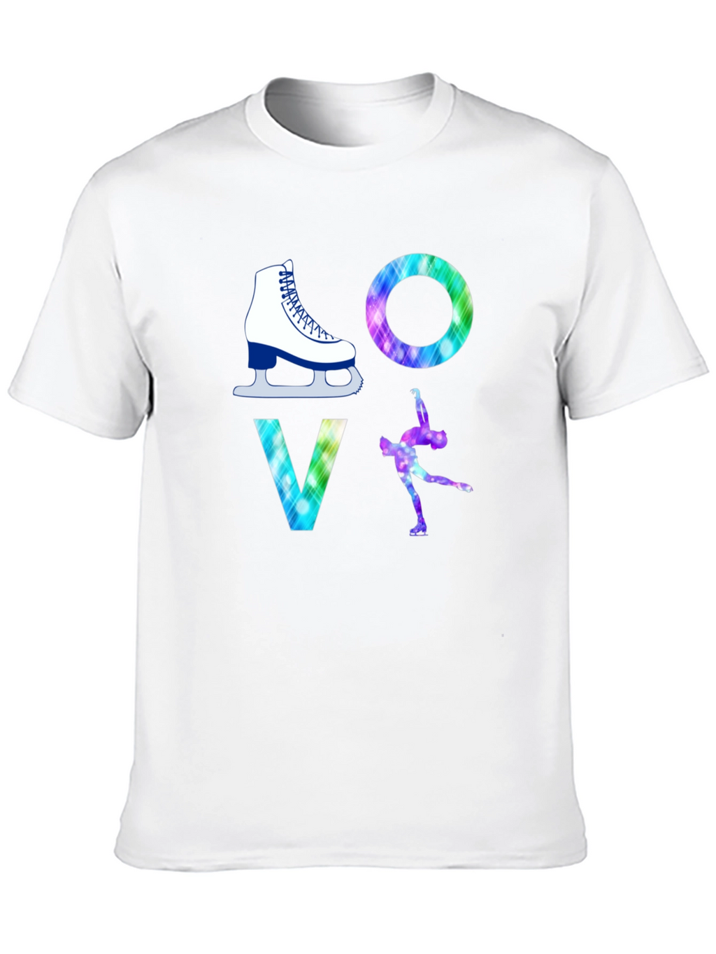 Figure Skating LOVE Graphic Tee