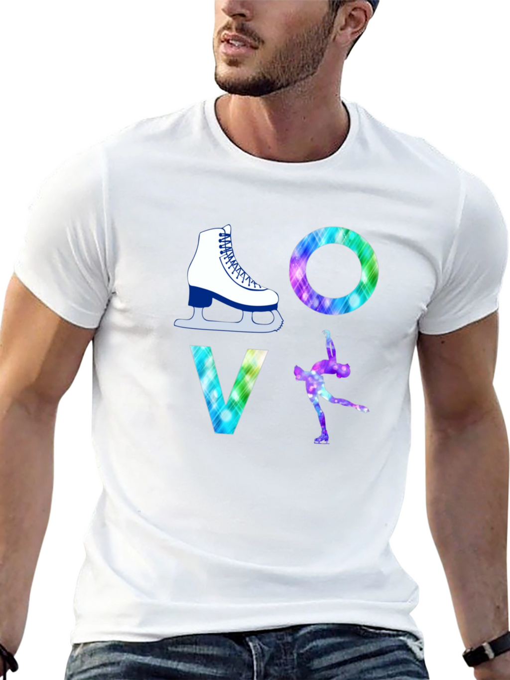 Figure Skating LOVE Graphic Tee