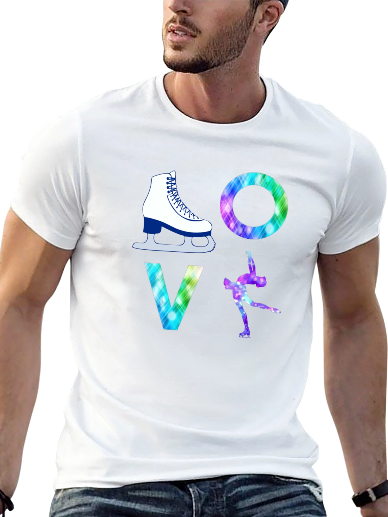 Figure Skating LOVE Graphic Tee