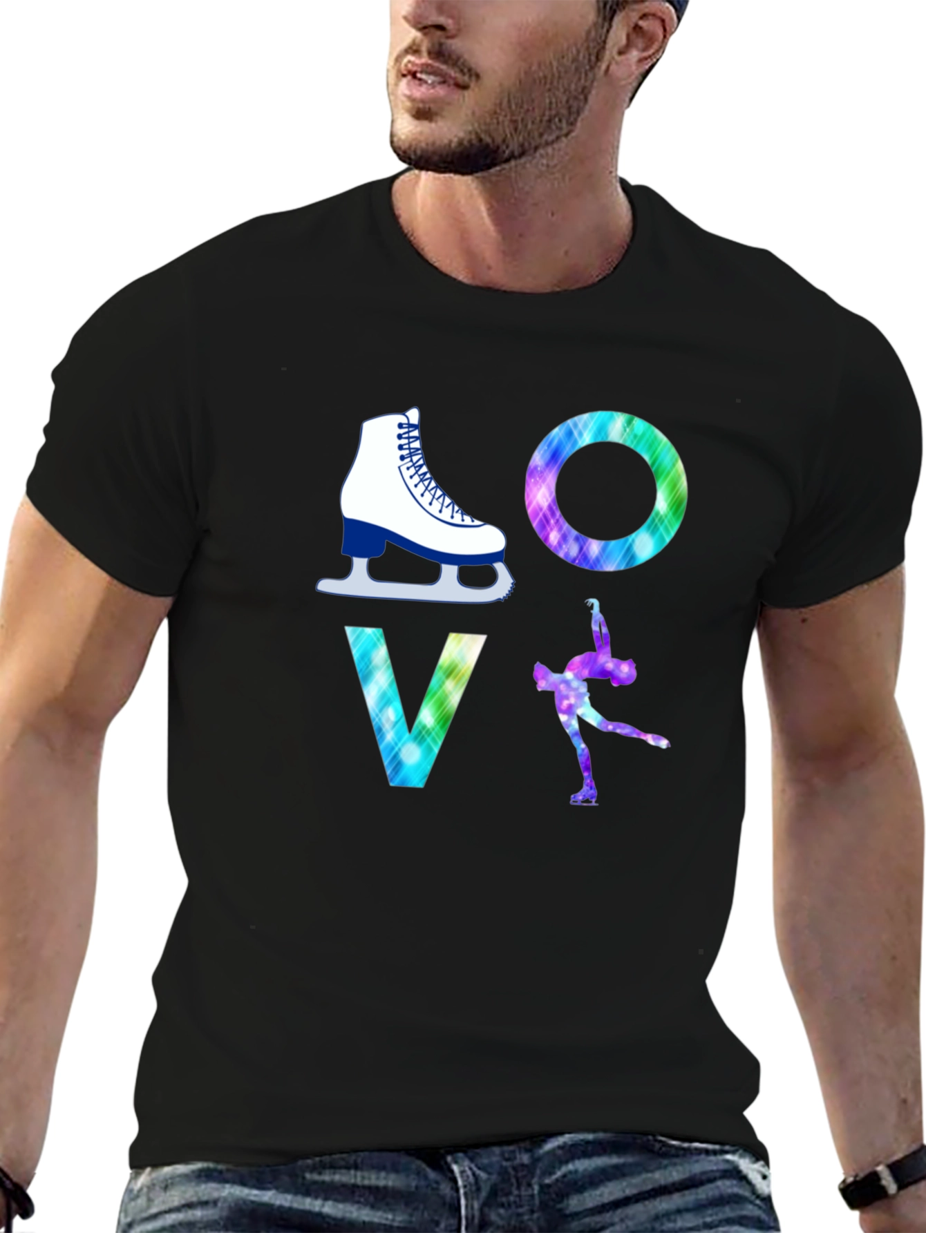 Figure Skating LOVE Graphic Tee