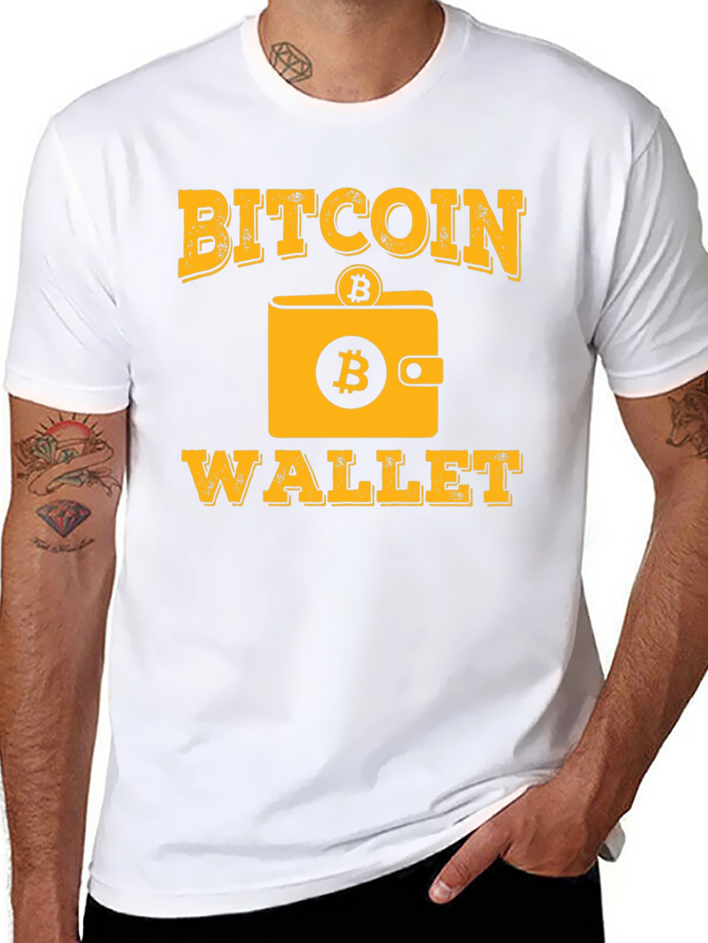 Bitcoin Wallet T-Shirt - Crypto Tee