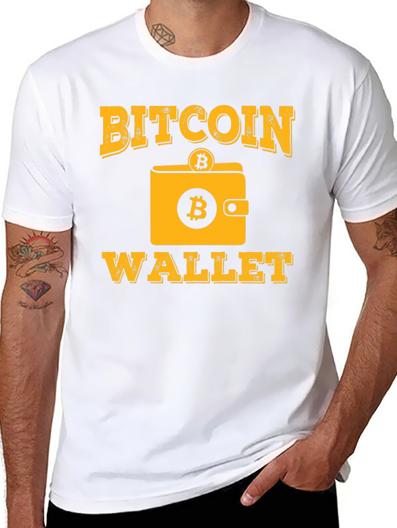 Bitcoin Wallet T-Shirt - Crypto Tee
