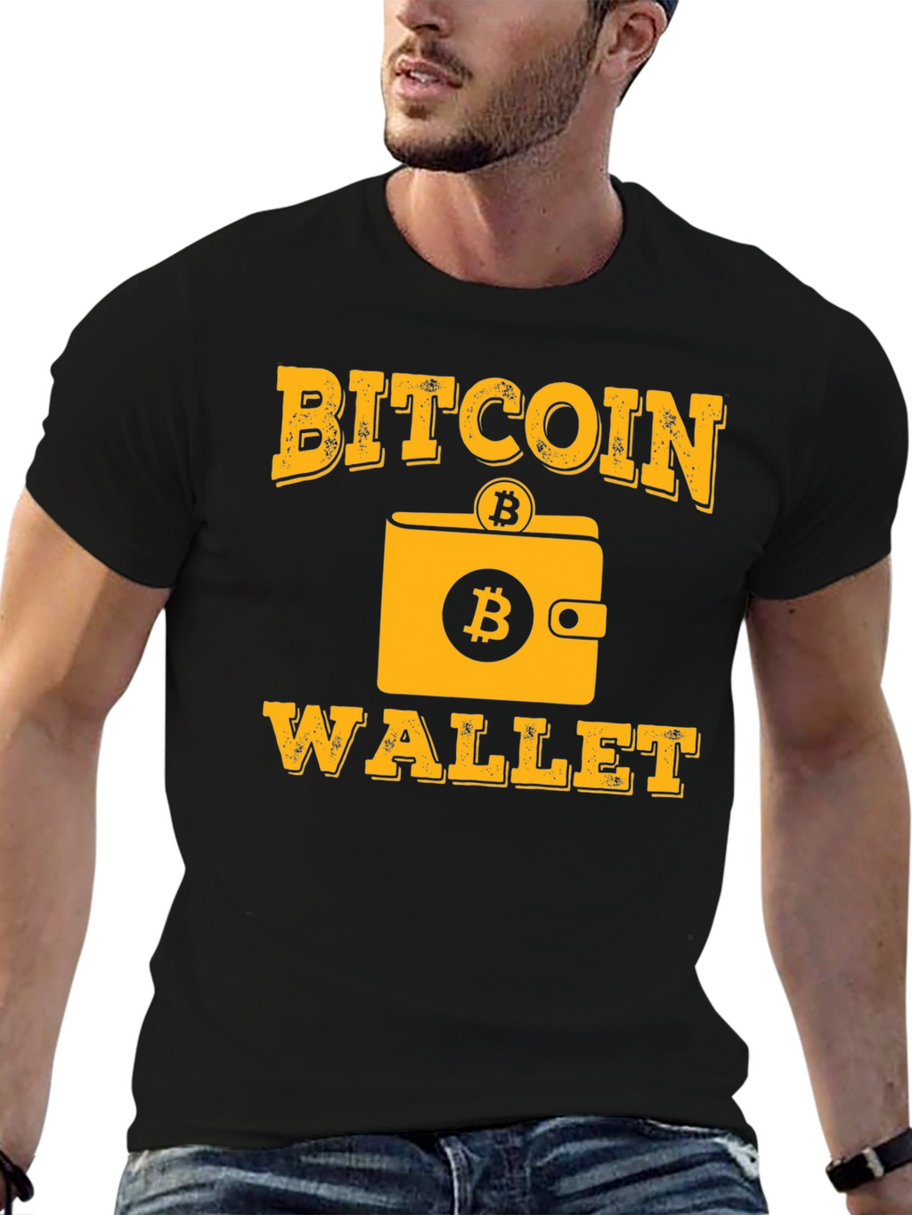 Bitcoin Wallet T-Shirt - Crypto Tee