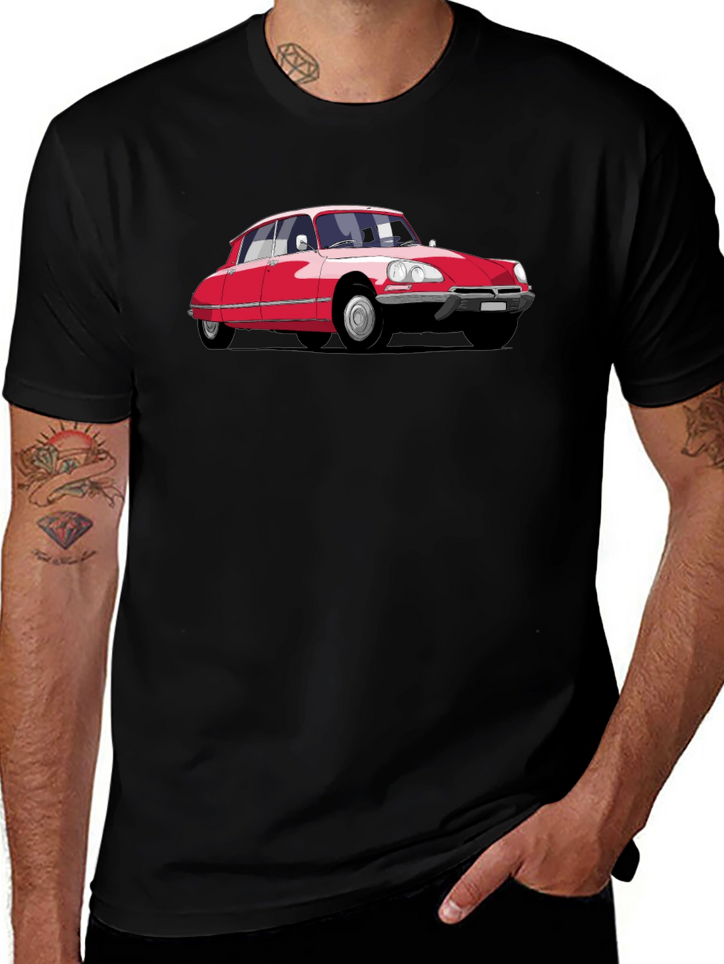 Classic Car Graphic Tee - Retro Style