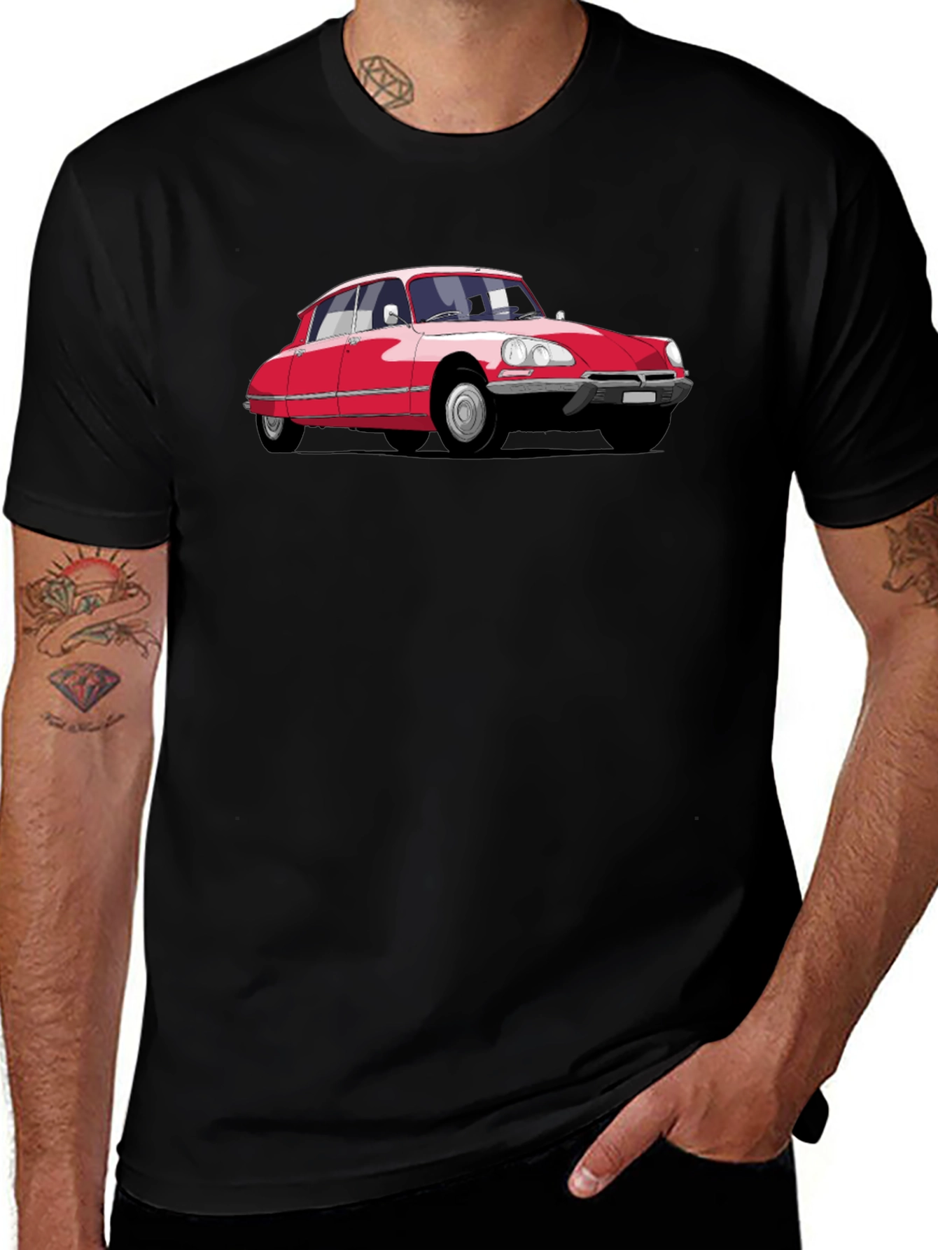 Classic Car Graphic Tee - Retro Style