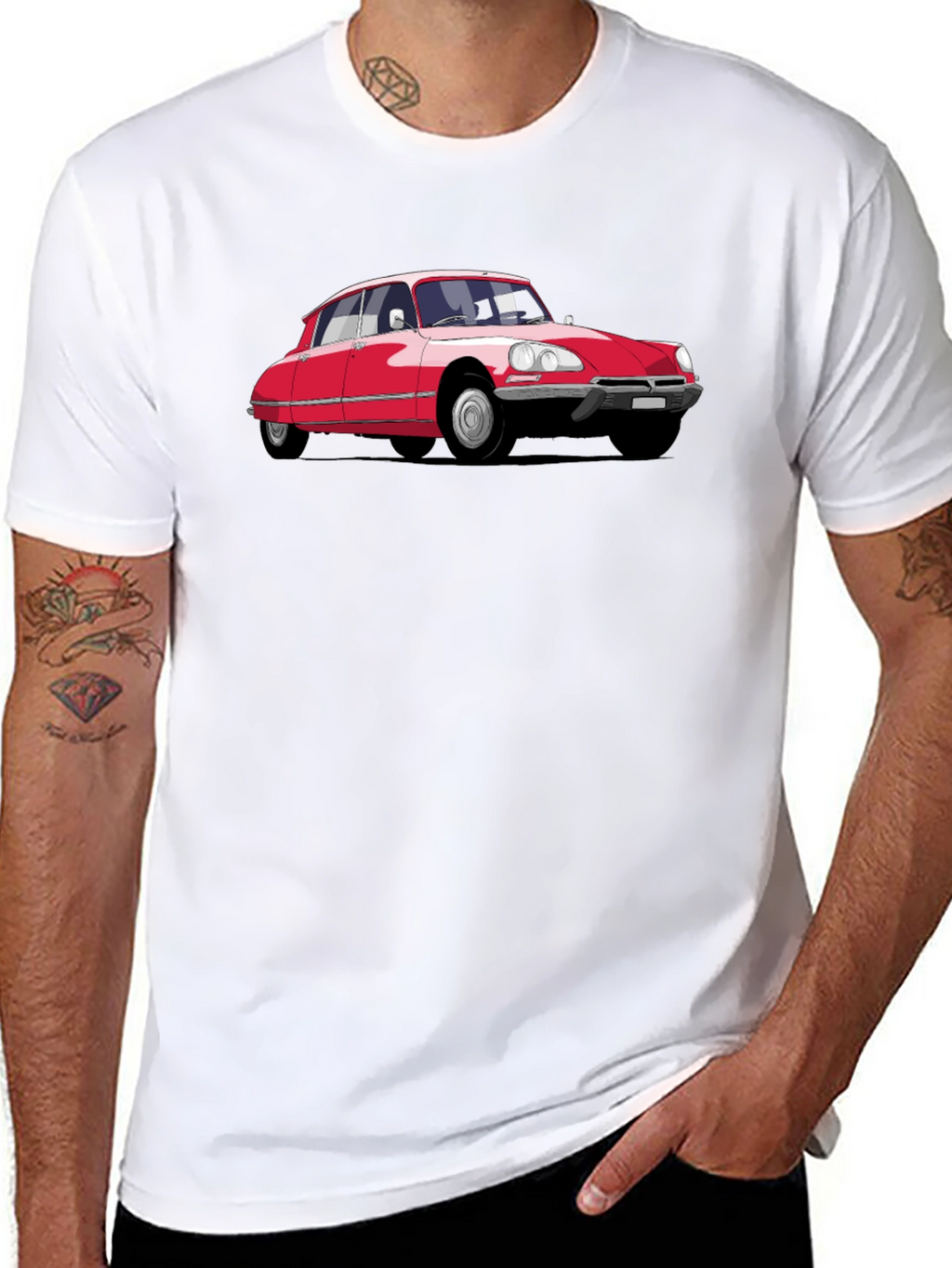 Classic Car Graphic Tee - Retro Style