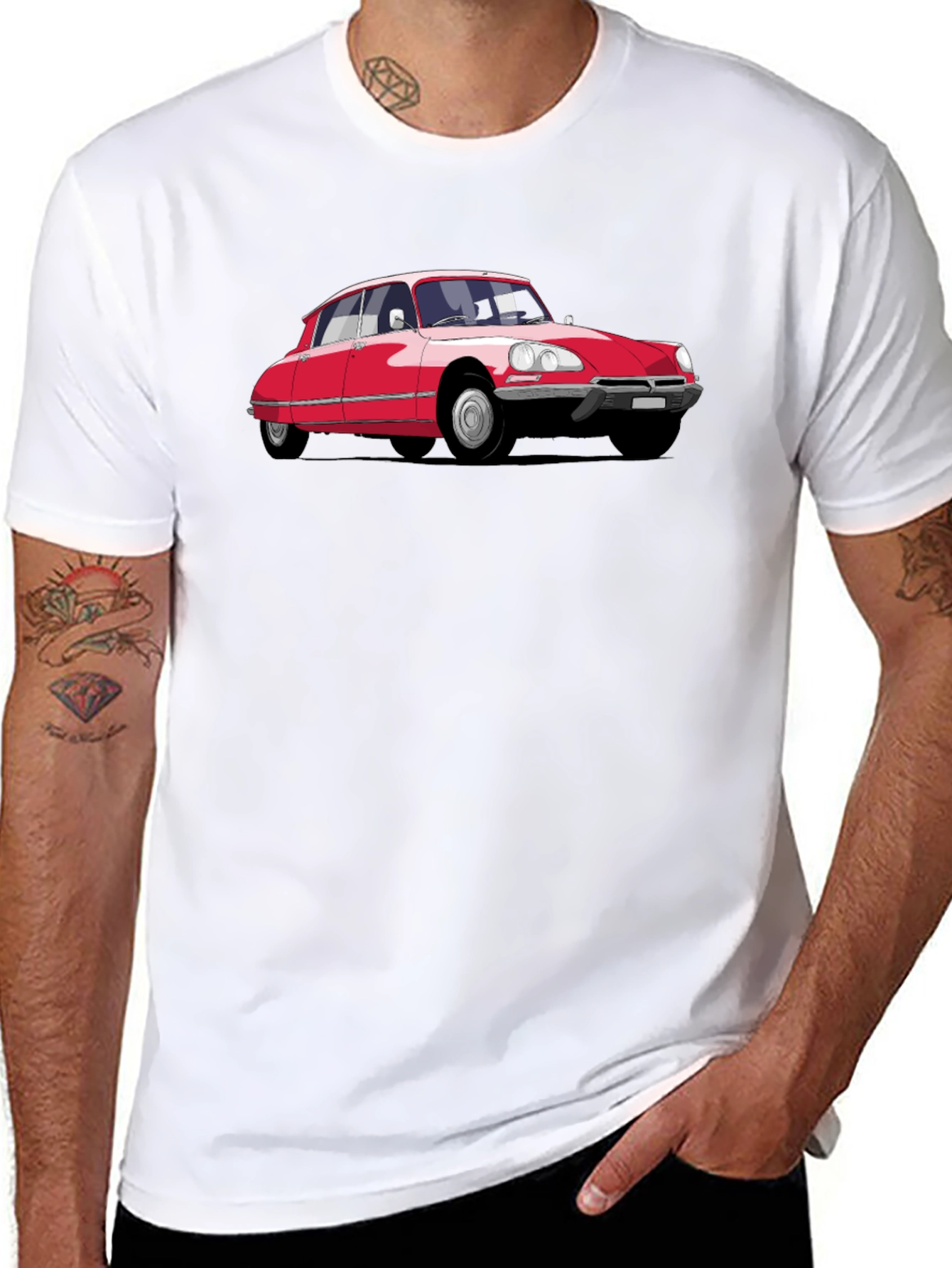Classic Car Graphic Tee - Retro Style