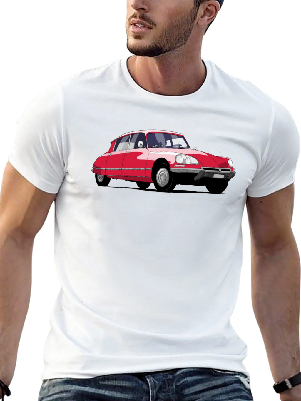 Classic Car Graphic Tee - Retro Style