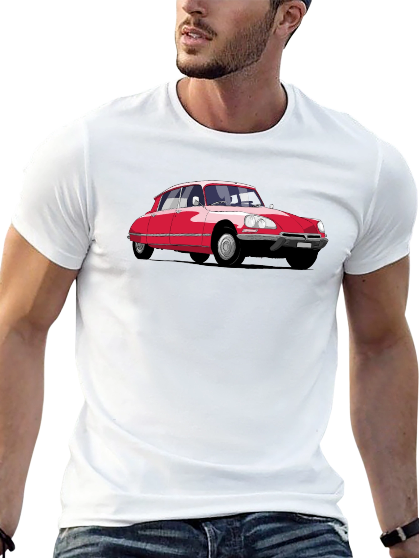 Classic Car Graphic Tee - Retro Style