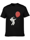 Astronaut Balloon Graphic T-Shirt