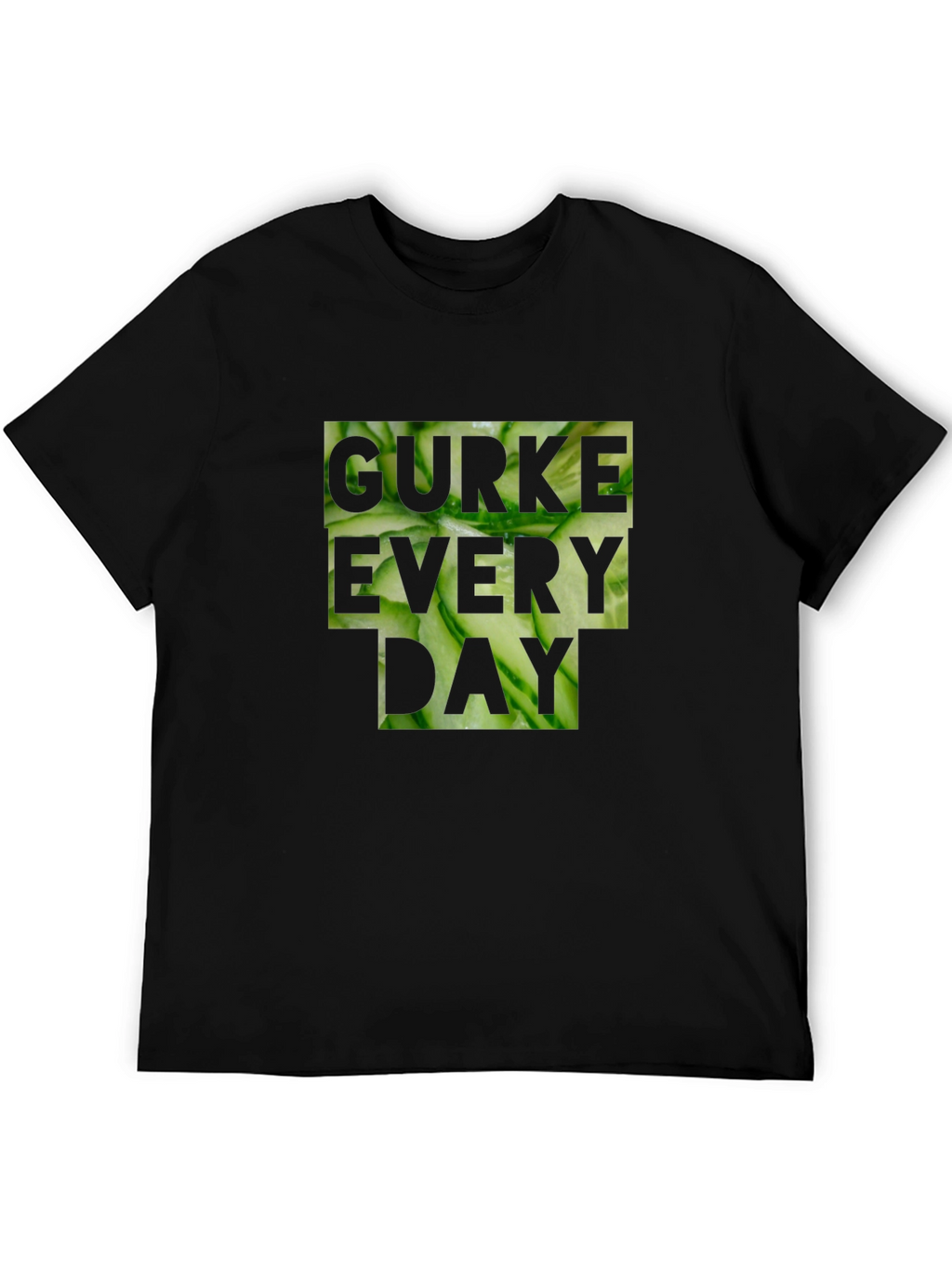 Gurke Every Day Black T-Shirt