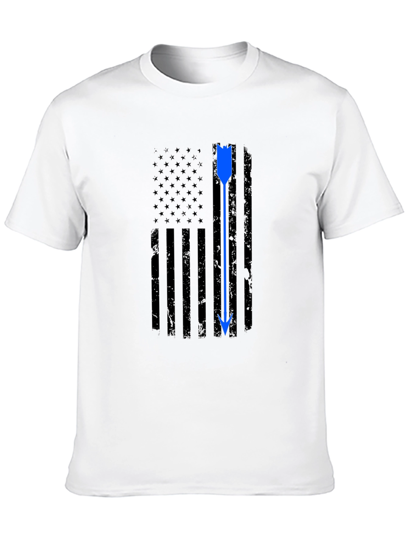 American Flag Arrow Graphic T-Shirt