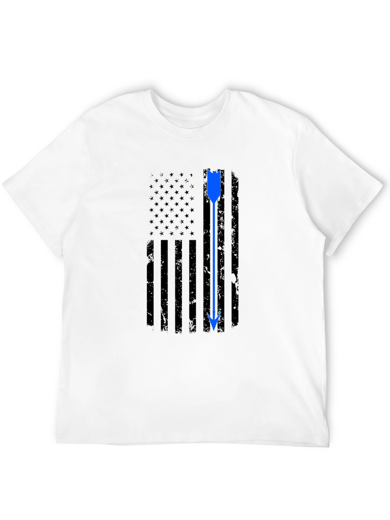 American Flag Arrow Graphic T-Shirt