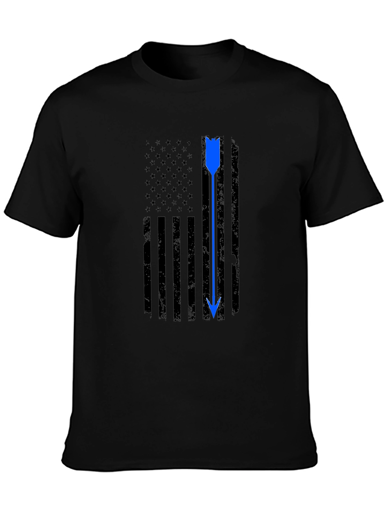 American Flag Arrow Graphic T-Shirt