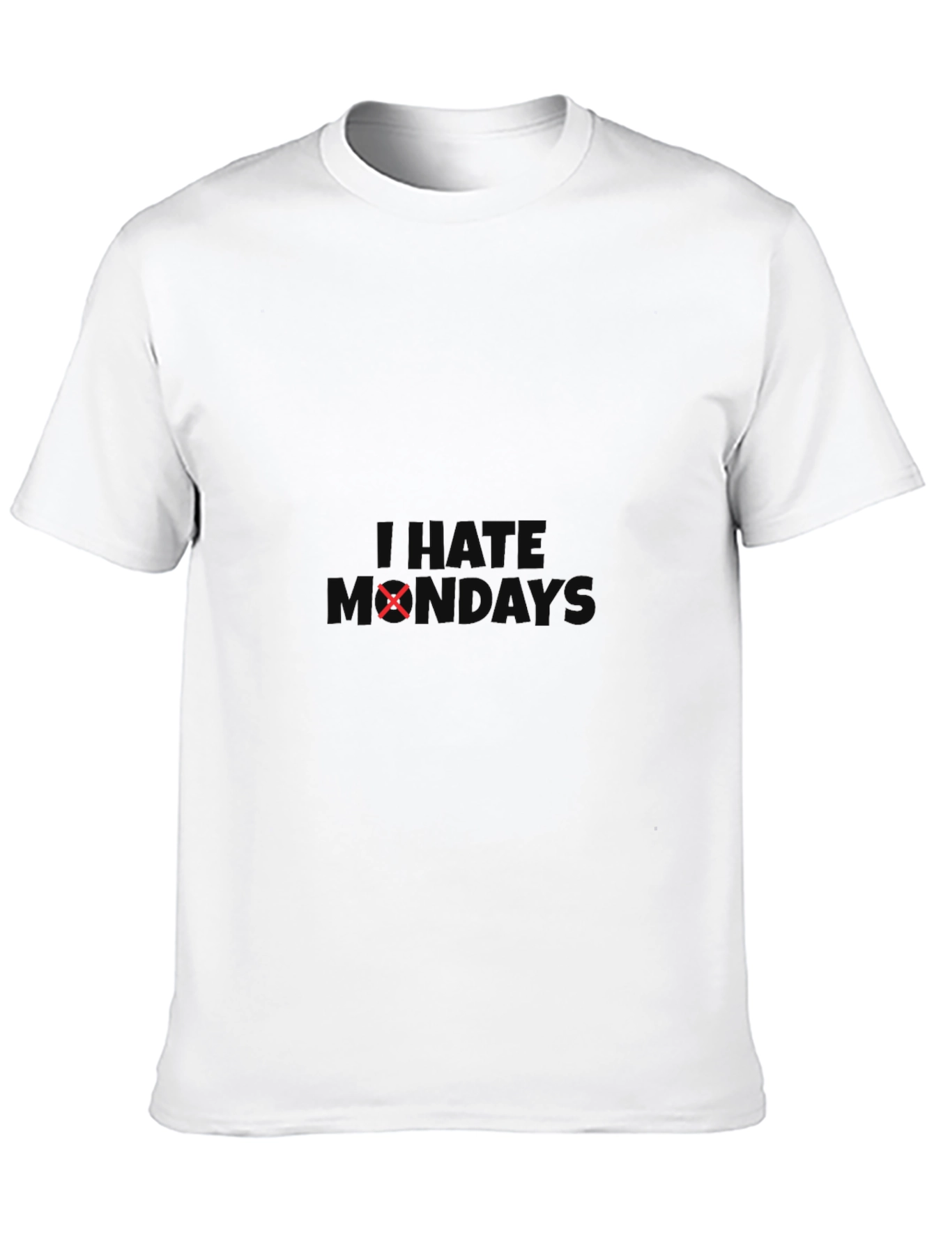 I Hate Mondays Black Graphic Tee