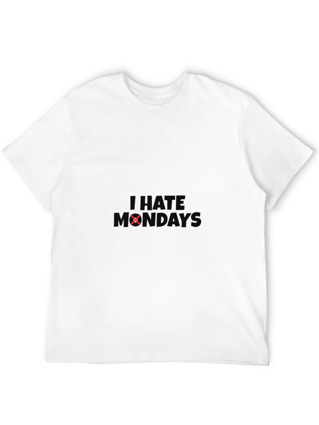 I Hate Mondays Black Graphic Tee