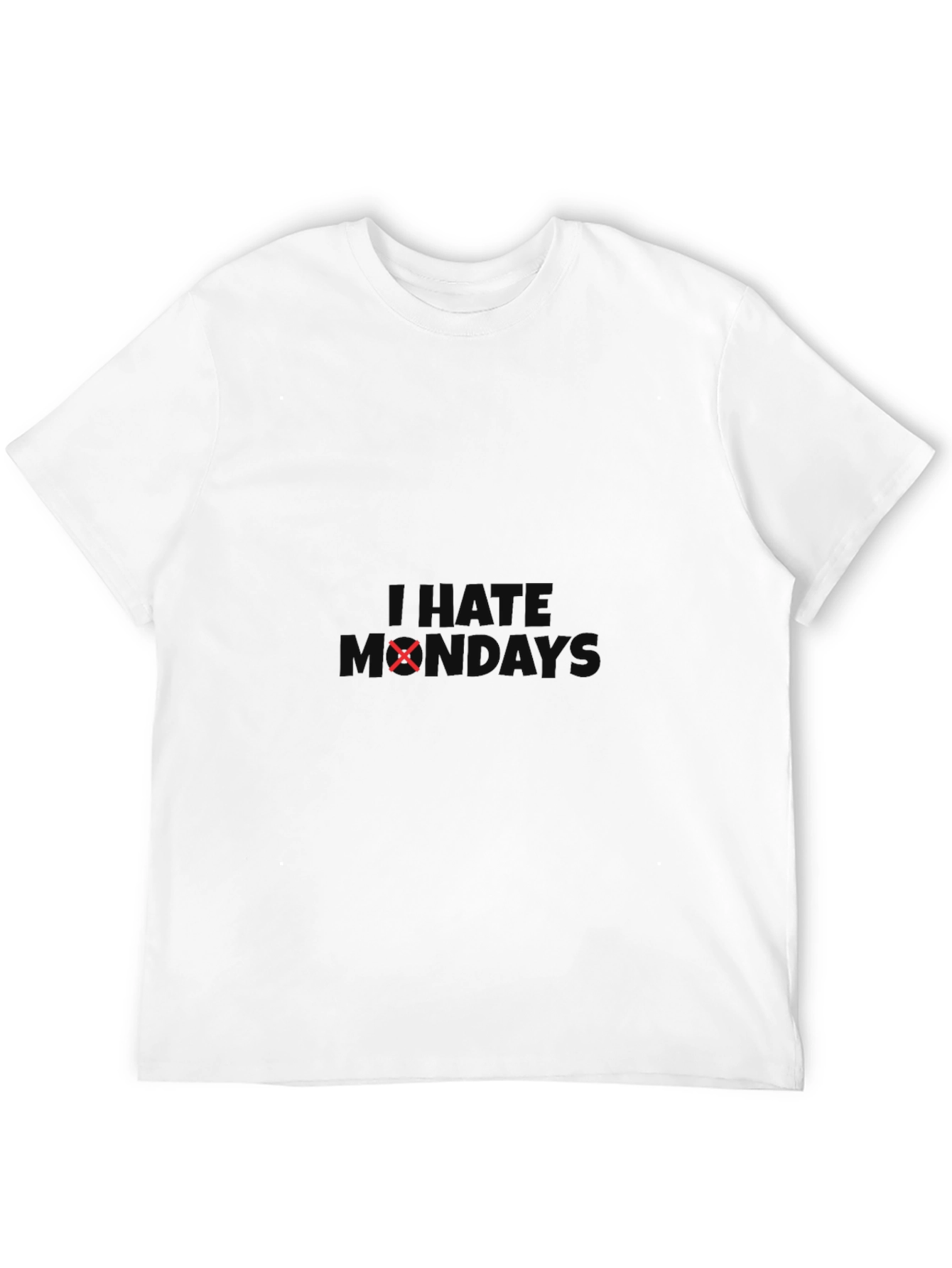 I Hate Mondays Black Graphic Tee