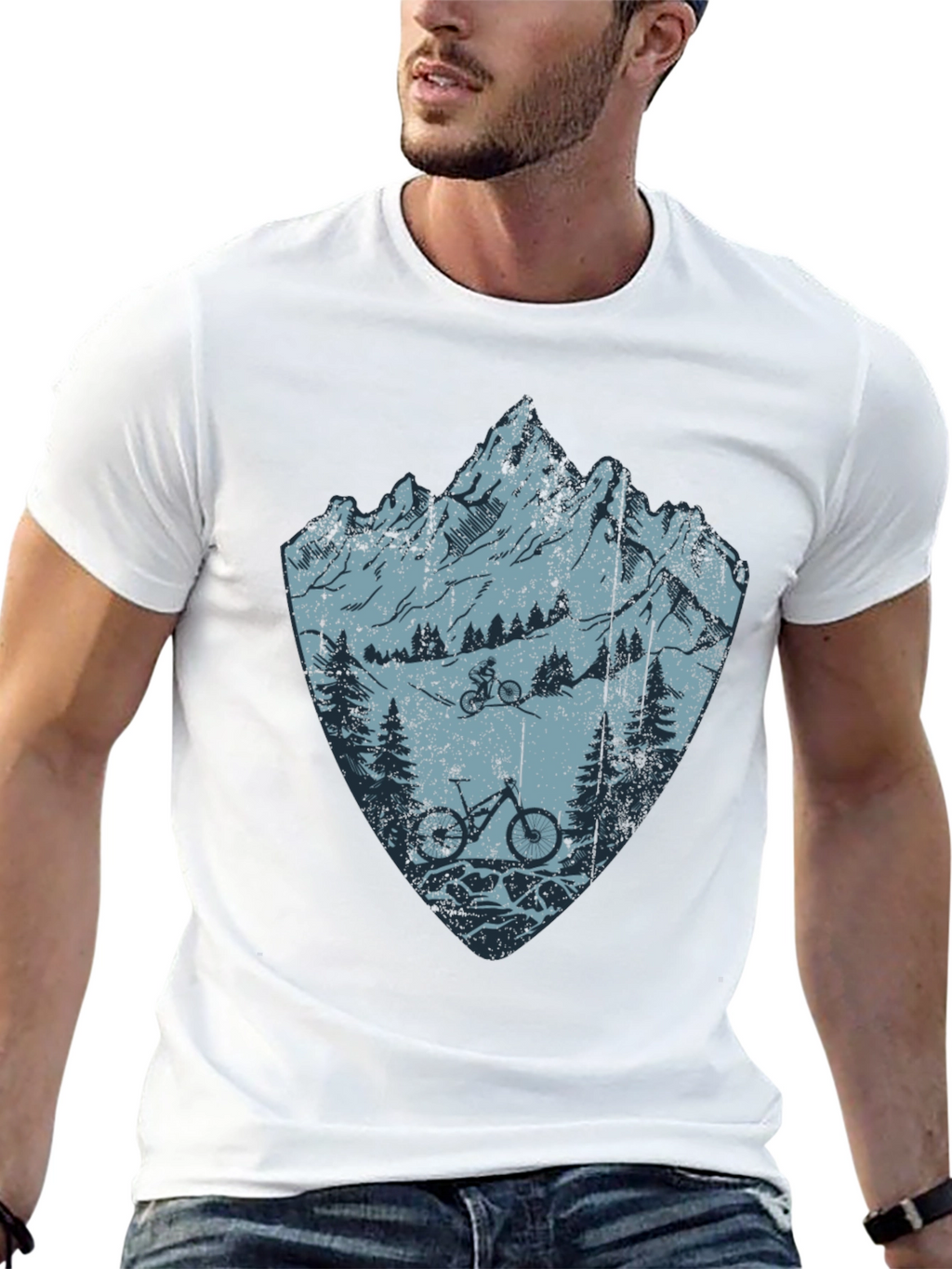 Mountain Bike T-Shirt - Nature Adventure Tee
