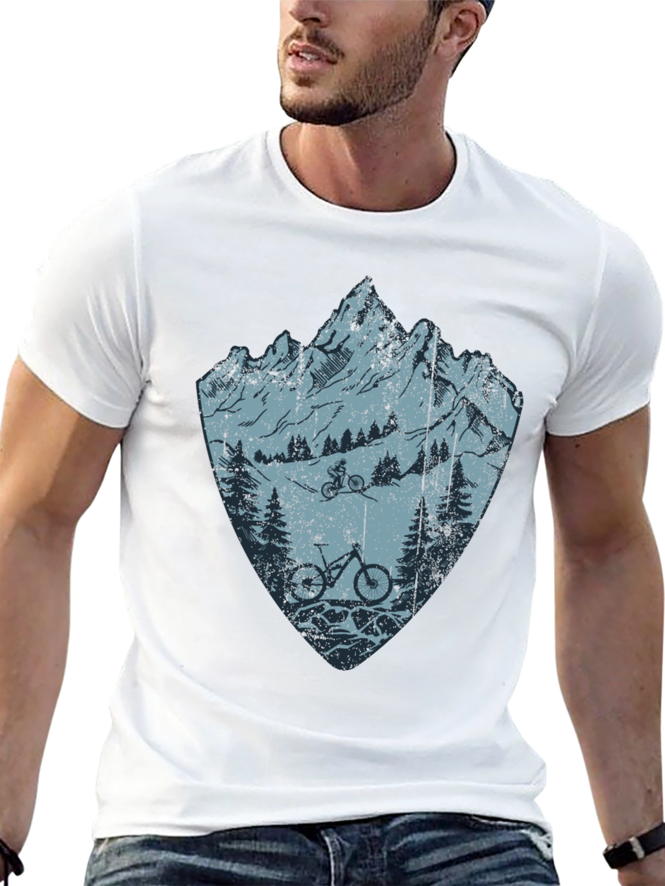 Mountain Bike T-Shirt - Nature Adventure Tee