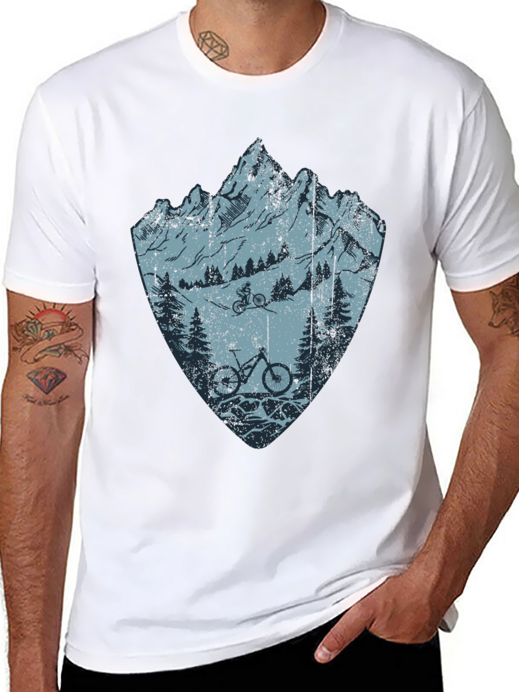 Mountain Bike T-Shirt - Nature Adventure Tee