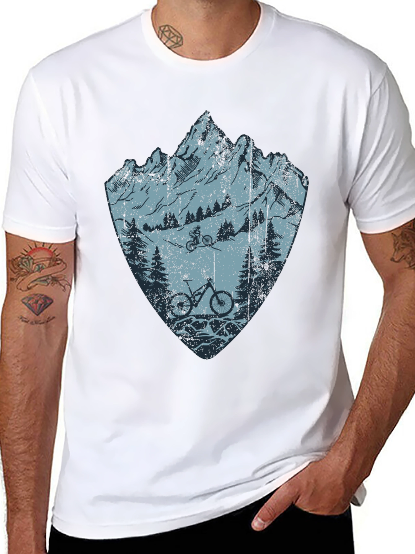 Mountain Bike T-Shirt - Nature Adventure Tee