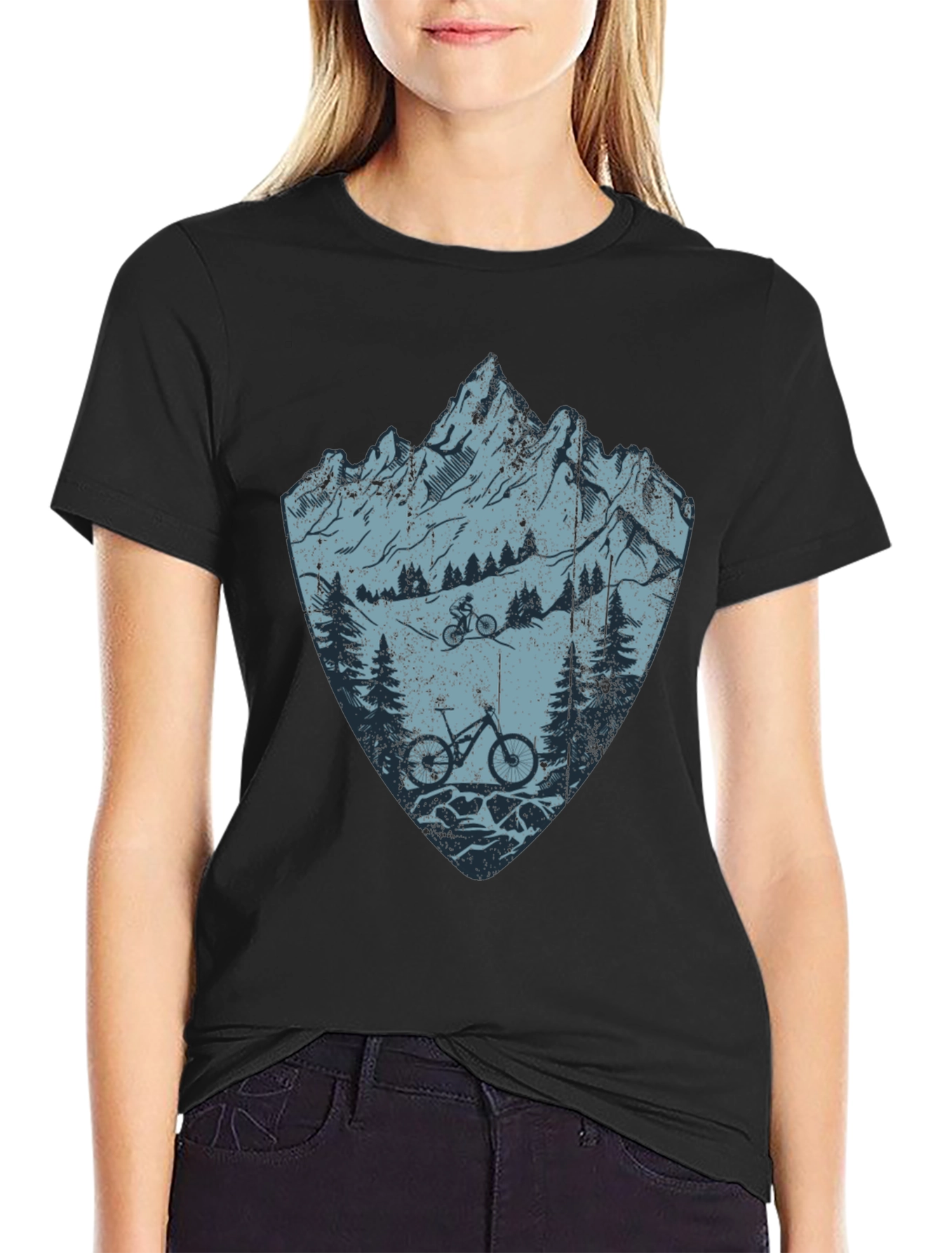 Mountain Bike T-Shirt - Nature Adventure Tee