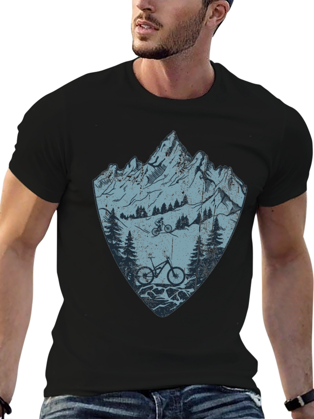 Mountain Bike T-Shirt - Nature Adventure Tee