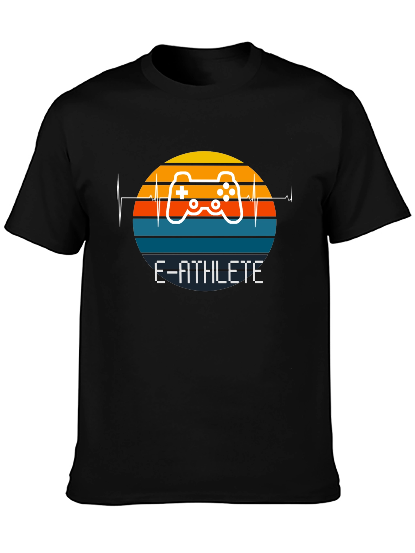 E-Athlete Gaming Controller Heartbeat T-Shirt