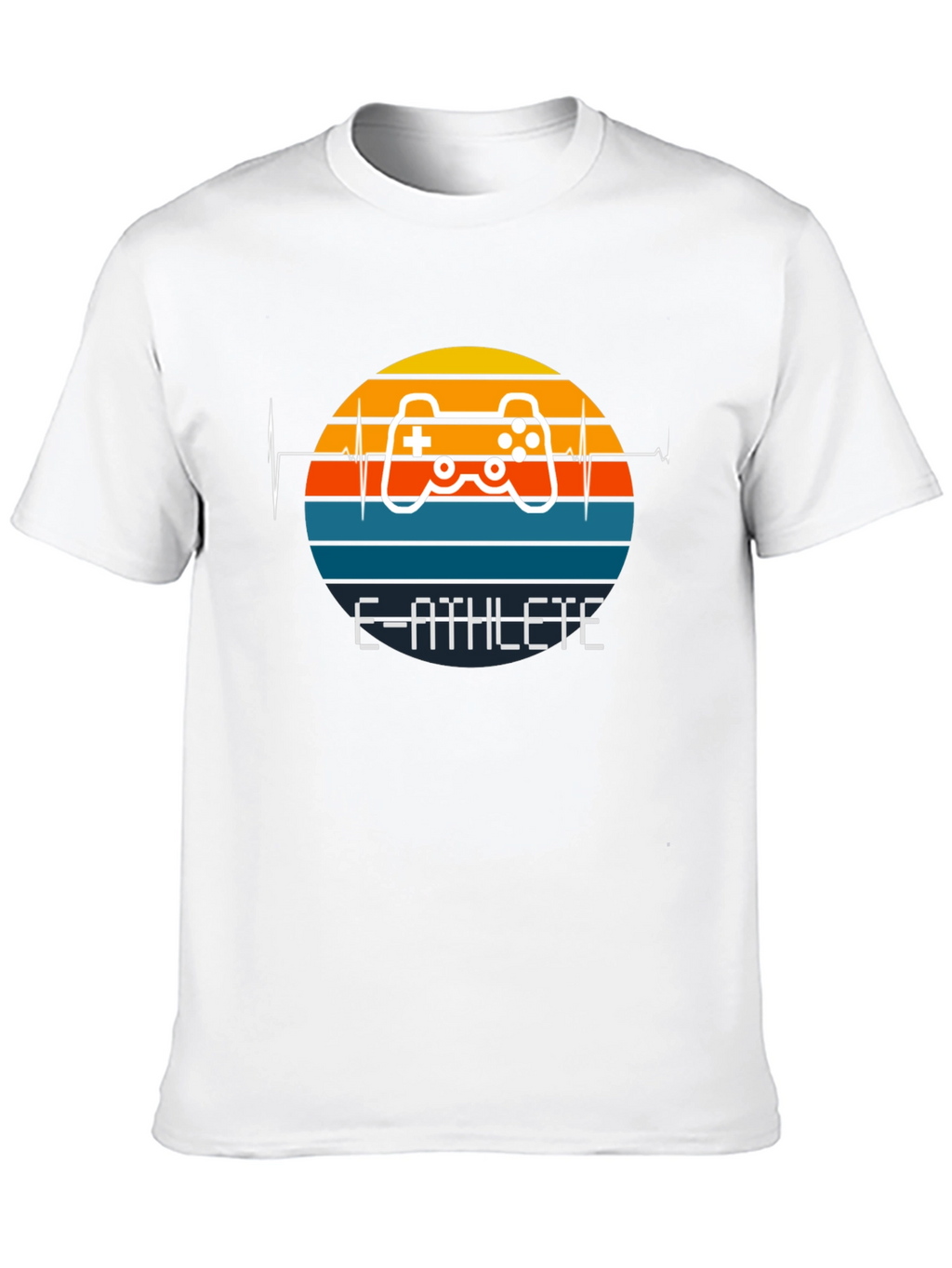 E-Athlete Gaming Controller Heartbeat T-Shirt