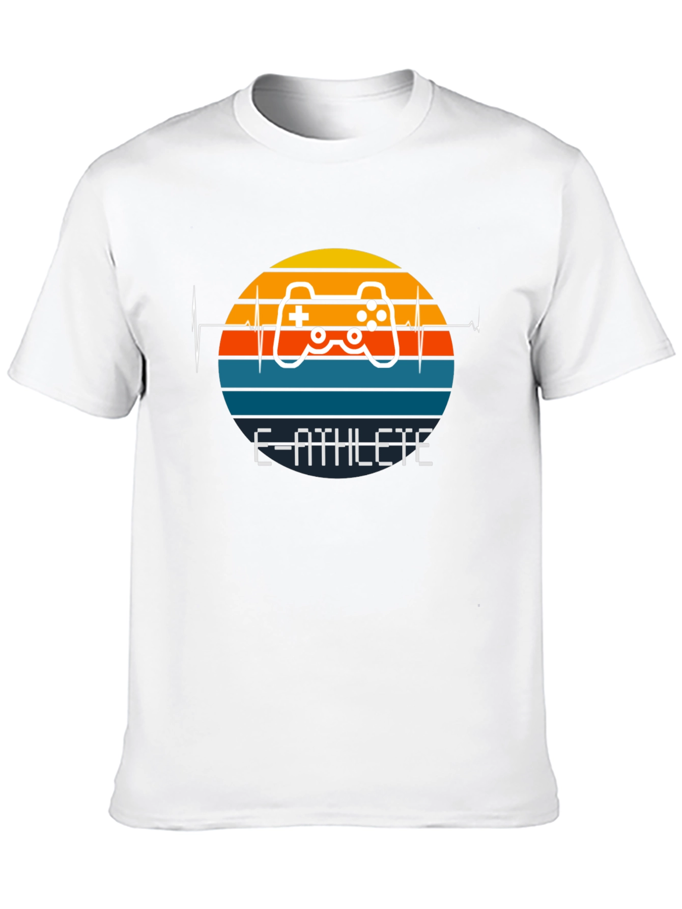 E-Athlete Gaming Controller Heartbeat T-Shirt