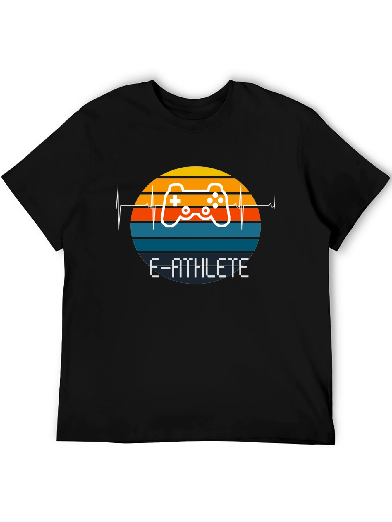 E-Athlete Gaming Controller Heartbeat T-Shirt
