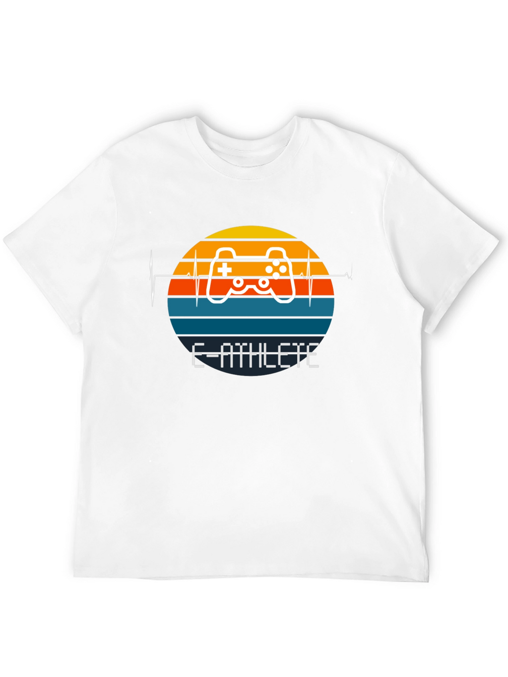E-Athlete Gaming Controller Heartbeat T-Shirt