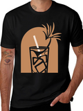 Tropical Drink Graphic T-Shirt
