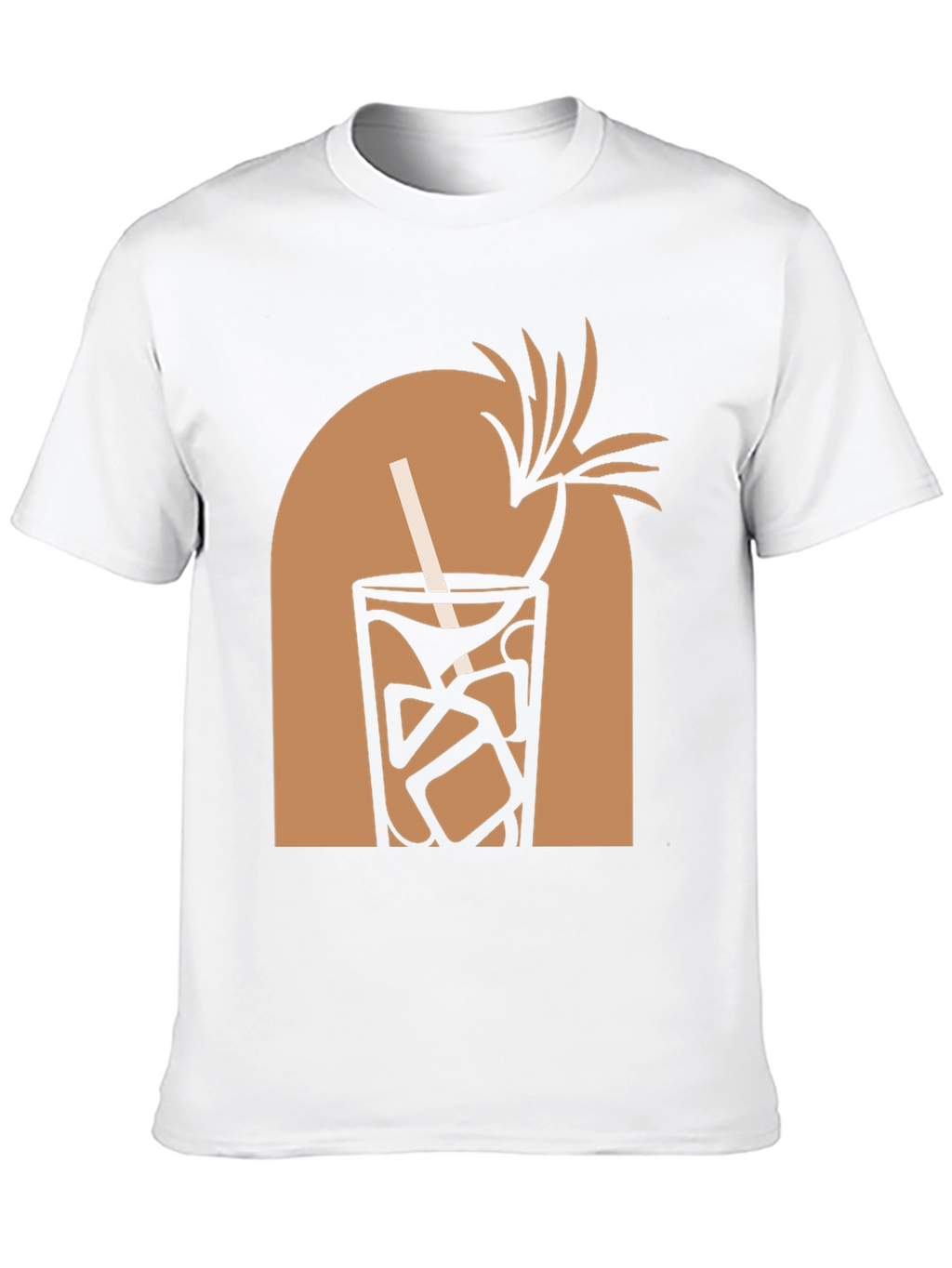 Tropical Drink Graphic T-Shirt
